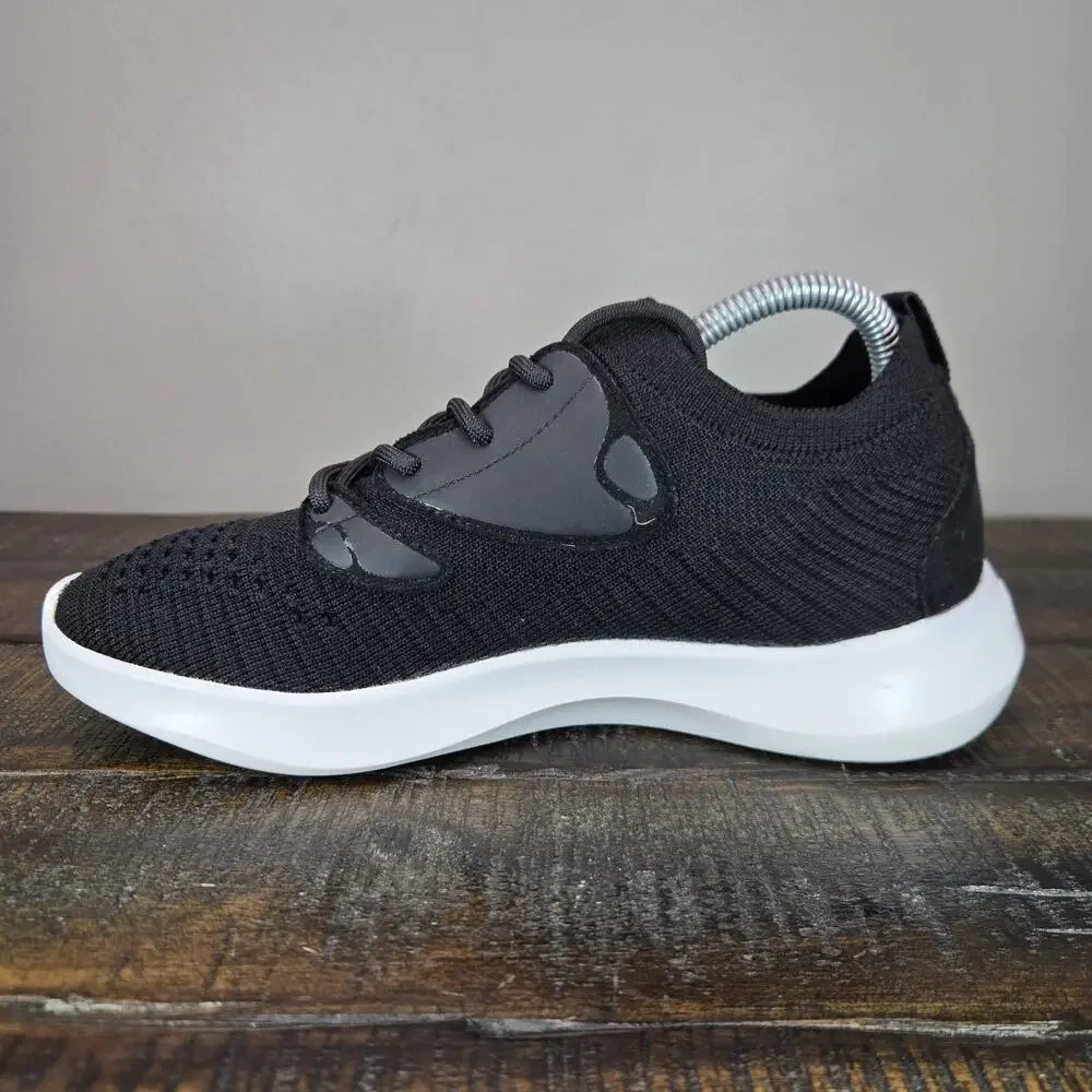 Vessi Everyday Move Lace Up Womens Size 5 Waterproof Shoes Sneakers Onyx Black